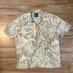 Tommy Bahama Multicolor Paisley Button Down Shirt